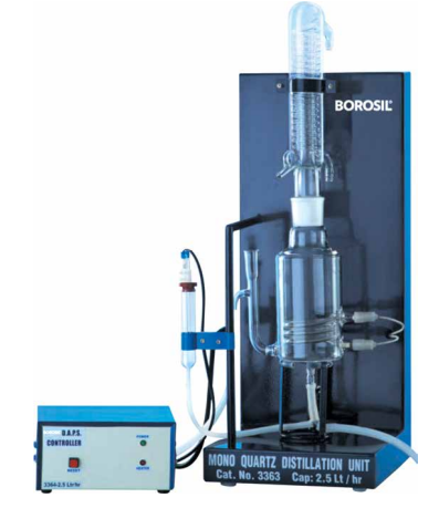 Quartz Distillation Unit (Manual) – Borosil – Mono Quartz Series