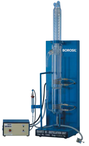 Quartz Double Distillation Unit – Borosil – All Quartz Series