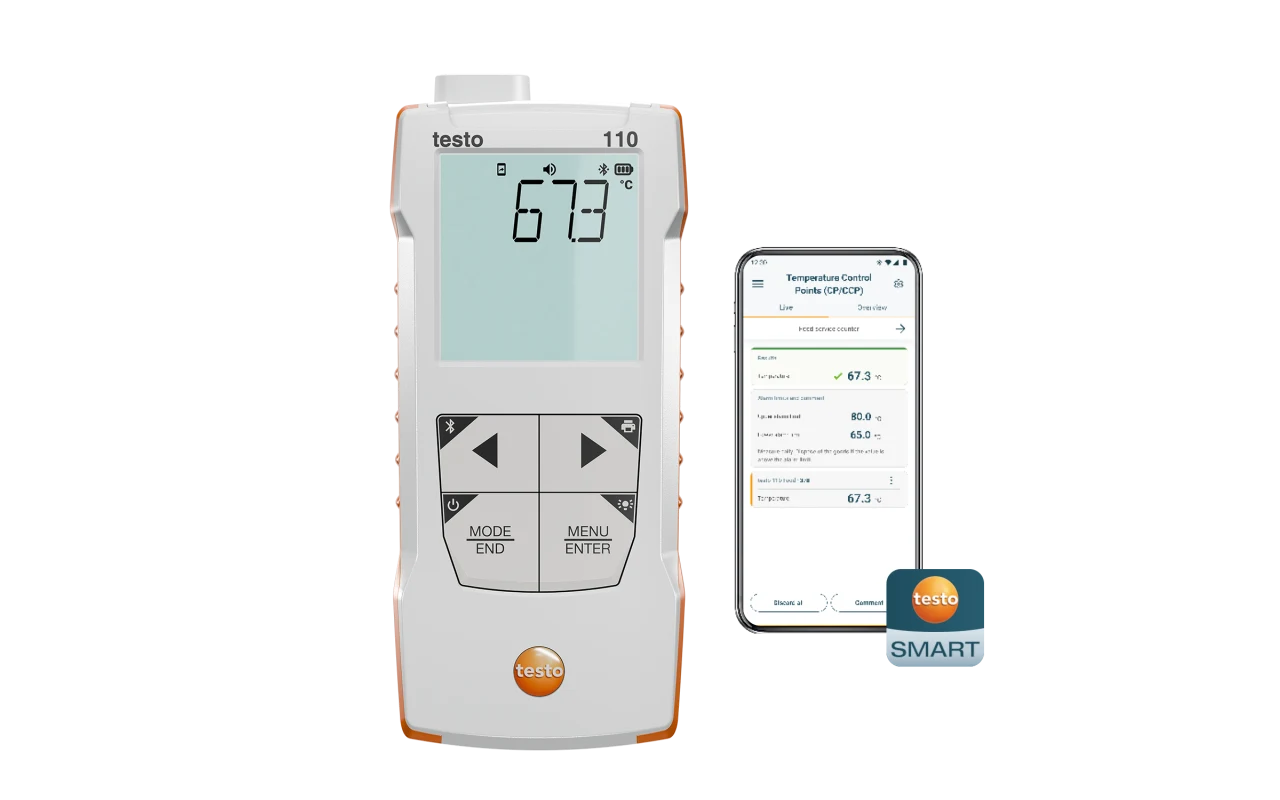 FOOD – UNIVERSAL TEMPERATURE MEASURING INSTRUMENT TESTO 110