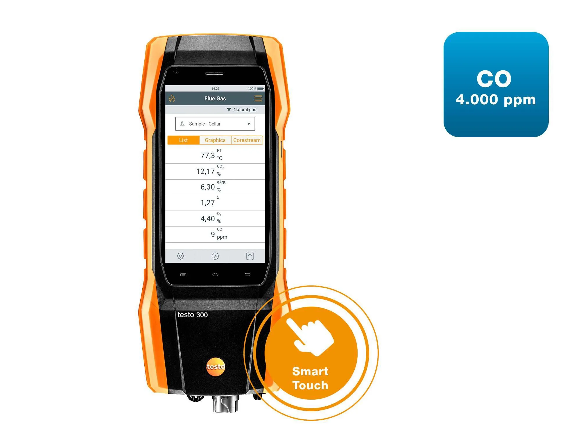 Flue Gas Analyzer Testo 300