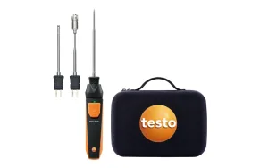 Thermometer Testo 915i Temperature Kit with Temperature Probes and Smartphone Operation